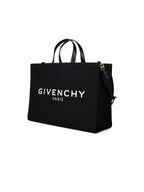 Givenchy Medium G-Tote Canvas Bag Black
