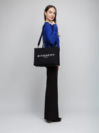 Givenchy Medium G-Tote Canvas Bag Black