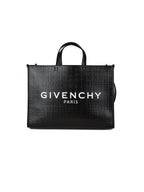 Givenchy G-Tote Medium 4G Coated Canvas Bag Black