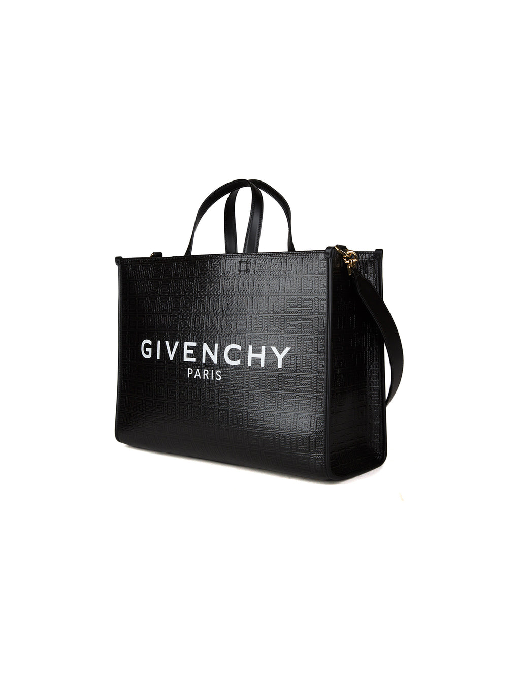 Givenchy G-Tote Medium 4G Coated Canvas Bag Black