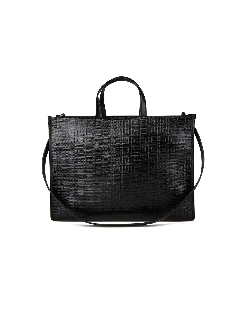 Givenchy G-Tote Medium 4G Coated Canvas Bag Black