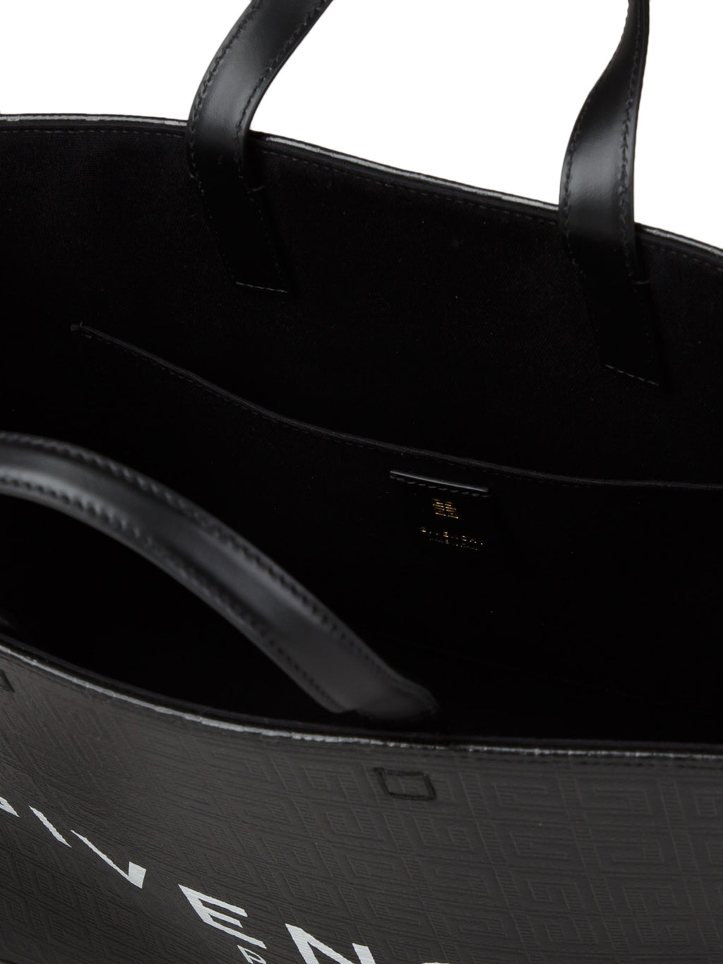 Givenchy G-Tote Medium 4G Coated Canvas Bag Black