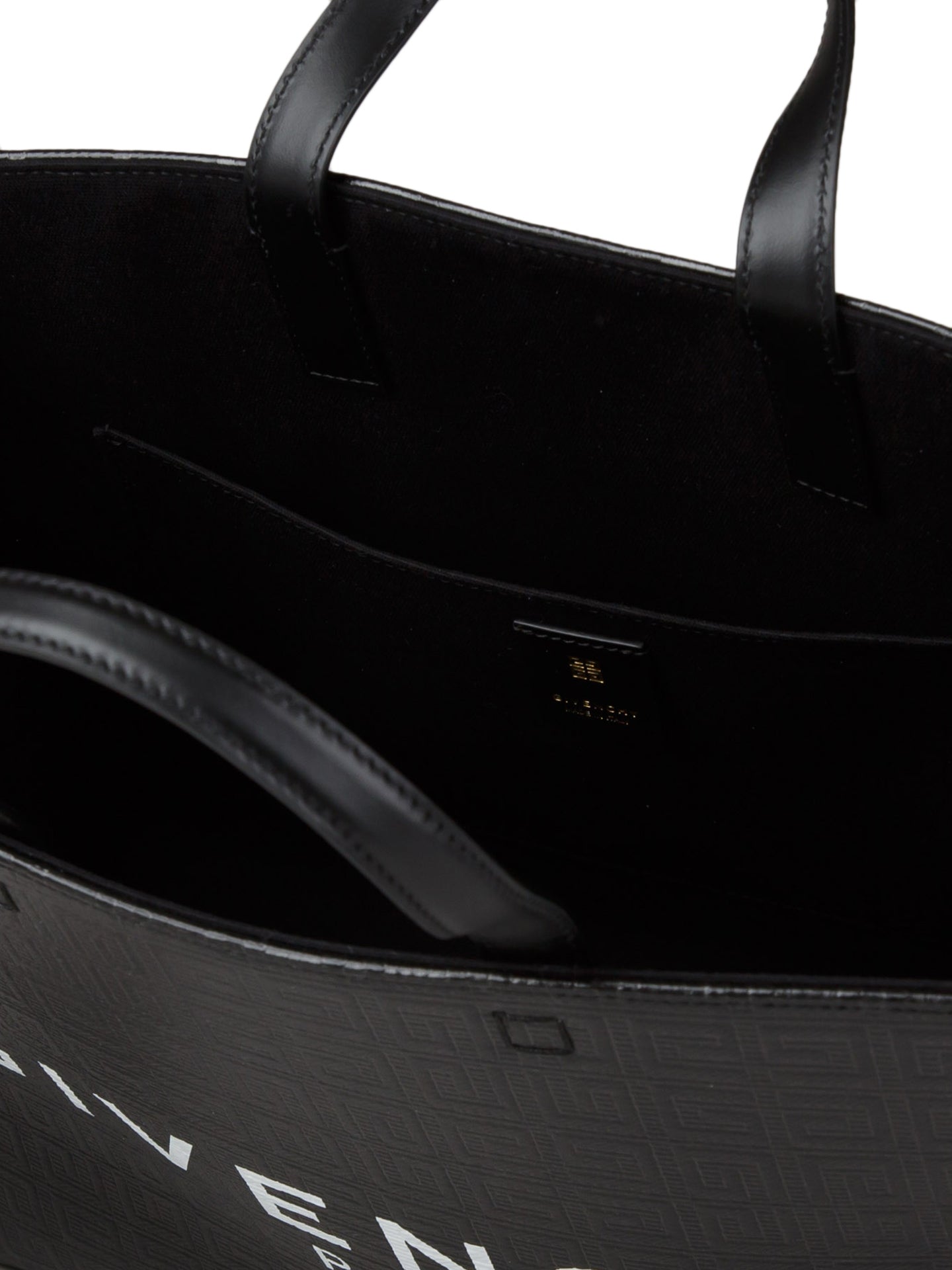 Givenchy G-Tote Medium 4G Coated Canvas Bag Black