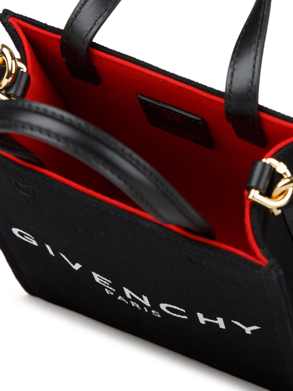 Givenchy Mini G-Tote Canvas Bag Black