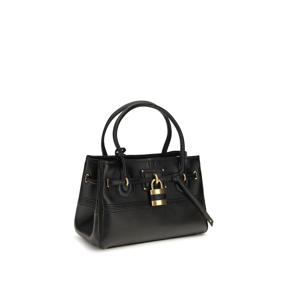 Chloé Paddington Black Buffalo Leather Handbag