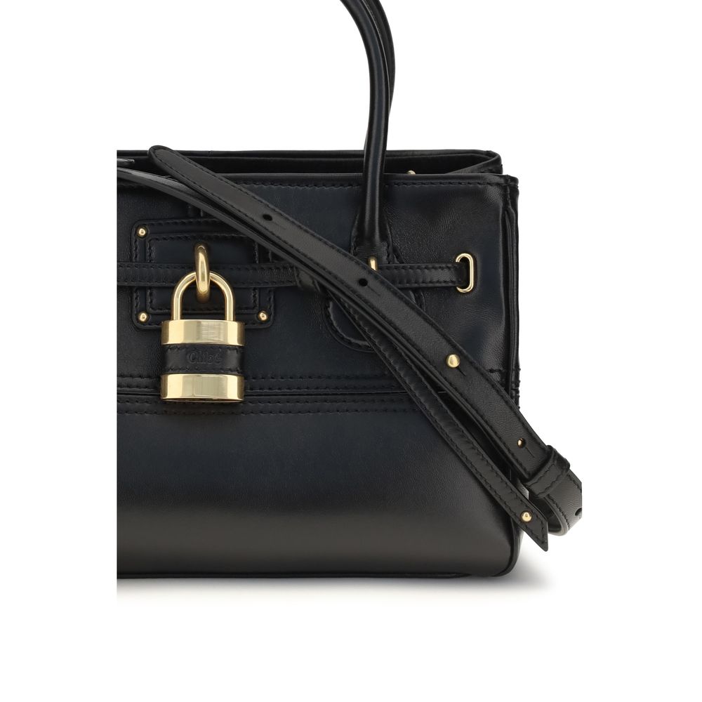 Chloé Paddington Black Buffalo Leather Handbag