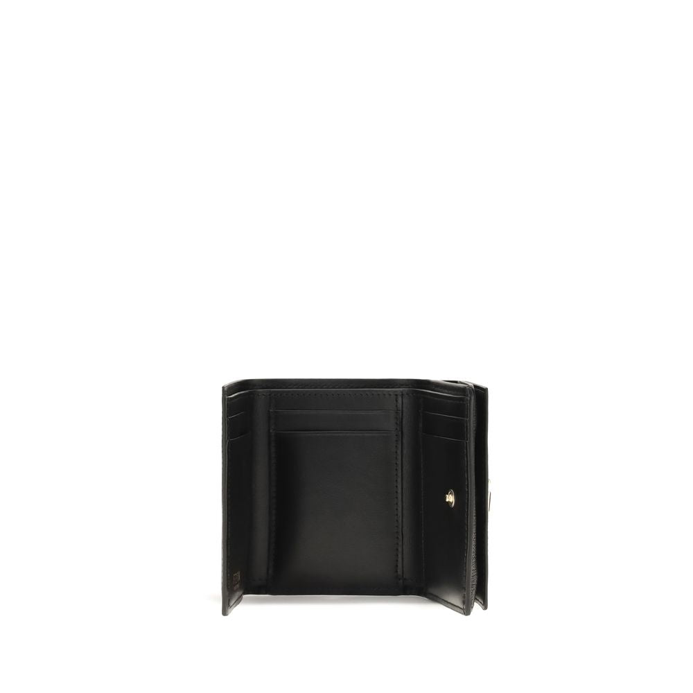 Fendi FF Mini Trifold Wallet Black