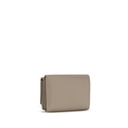 Fendi FF Mini Trifold Wallet Dove Grey