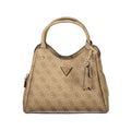 Guess Meridian II Small Girlfriend Carryall Bag Latte Logo