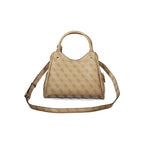 Guess Meridian II Small Girlfriend Carryall Bag Latte Logo