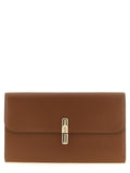 Furla Iride Rosewood Textured Leather Clutch Bag