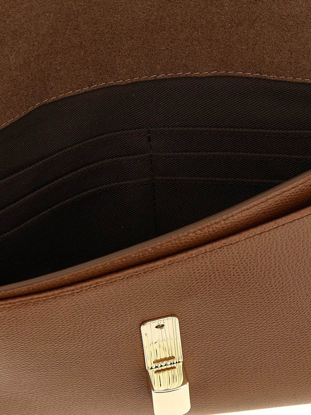 Furla Iride Rosewood Textured Leather Clutch Bag