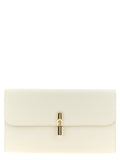 Furla Iride Panna Textured Calf Leather Clutch Bag