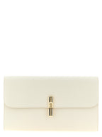 Furla Iride Panna Textured Calf Leather Clutch Bag