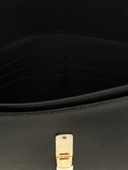 Furla Iride Nero Textured Calf Leather Clutch Bag