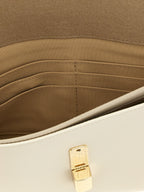Furla Iride Panna Textured Calf Leather Clutch Bag