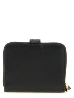 Chloé Paddington Black Grained Buffalo Leather Square Wallet