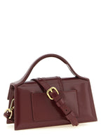 Jacquemus Le Bambino Bordeaux Patent  Leather Handbag