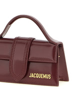 Jacquemus Le Bambino Bordeaux Patent  Leather Handbag