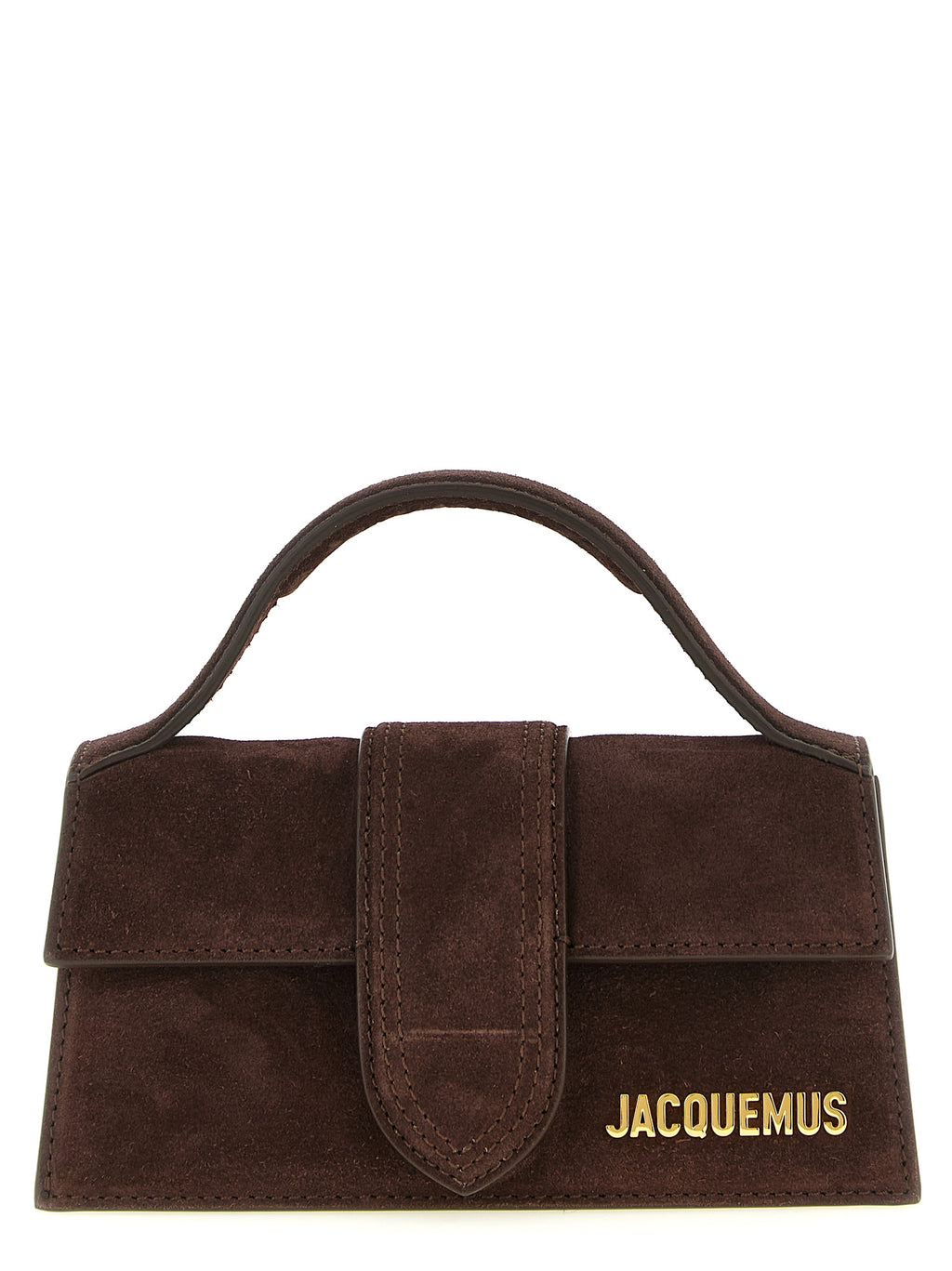 Jacquemus The Bambino Suede Leather Bag Medium Brown