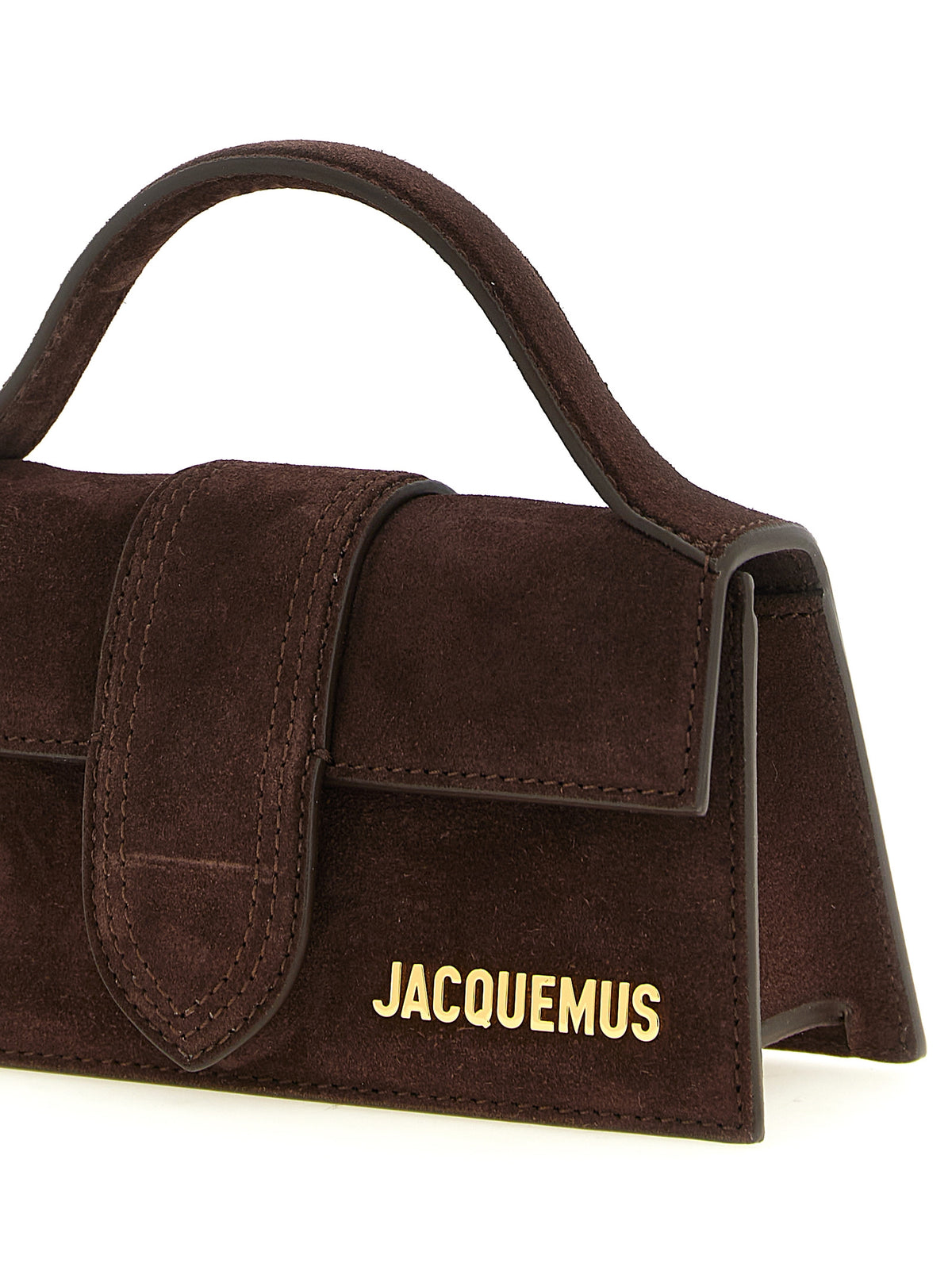Jacquemus The Bambino Suede Leather Bag Medium Brown