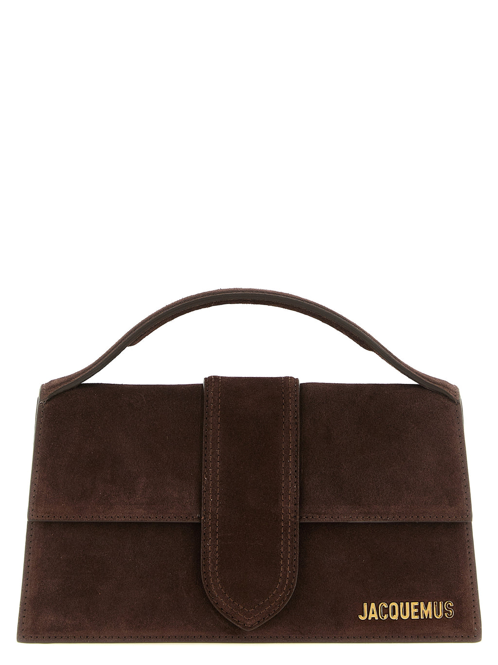 Jacquemus Le Grand Bambino Suede Leather Bag Medium Brown