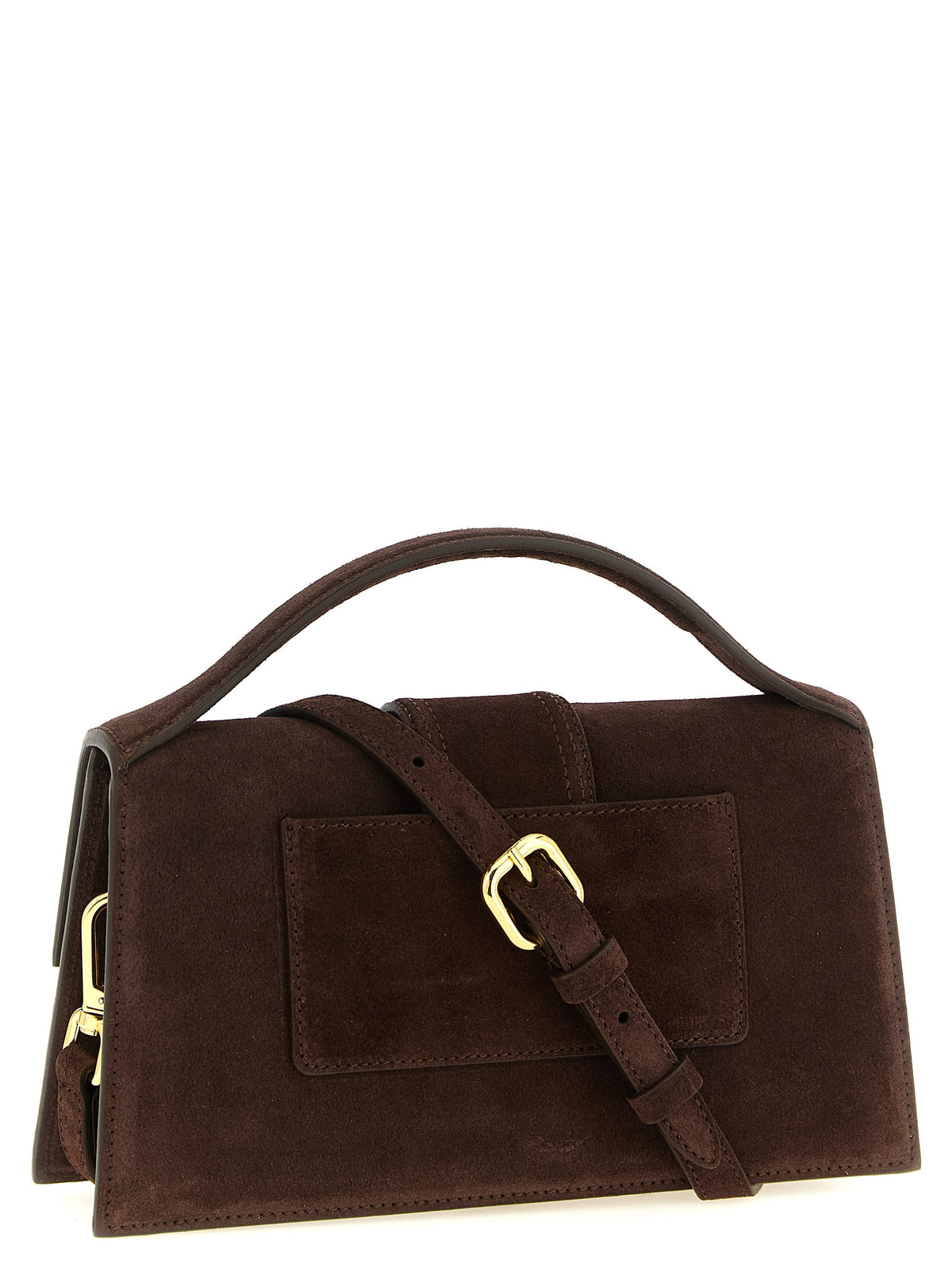 Jacquemus Le Grand Bambino Suede Leather Bag Medium Brown
