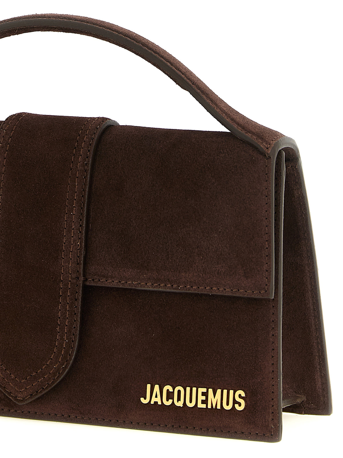 Jacquemus Le Grand Bambino Suede Leather Bag Medium Brown