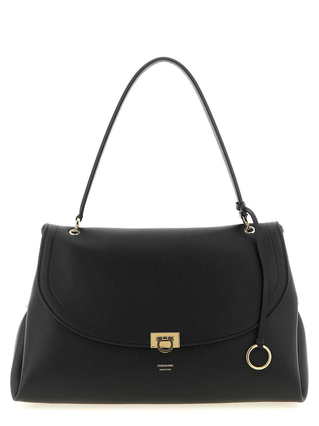 Ferragamo Sofia 2026 Shoulder Bag (L) Black