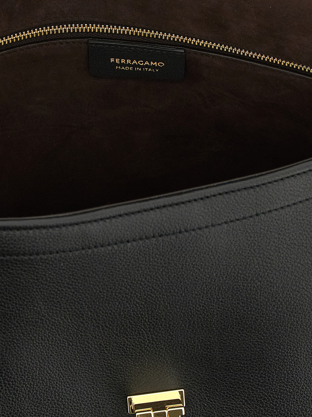 Ferragamo Sofia 2026 Shoulder Bag (L) Black
