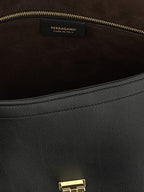 Ferragamo Sofia 2026 Shoulder Bag (L) Black