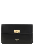 Ferragamo Flat Gancini Mini Bag Black
