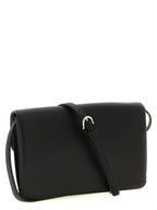 Ferragamo Flat Gancini Mini Bag Black