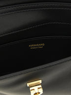 Ferragamo Flat Gancini Mini Bag Black