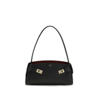 Ferragamo Hug East-West Shoulder Bag Black
