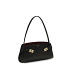 Ferragamo Hug East-West Shoulder Bag Black
