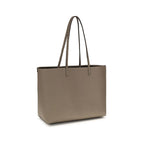 Fendi Medium Roll Dove Grey Selleria Leather Tote Bag