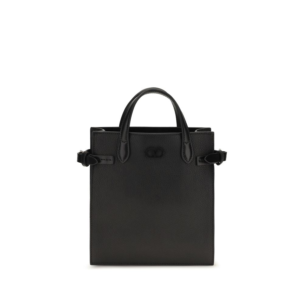 Valentino Garavani Antibes Small Shopping Bag Black
