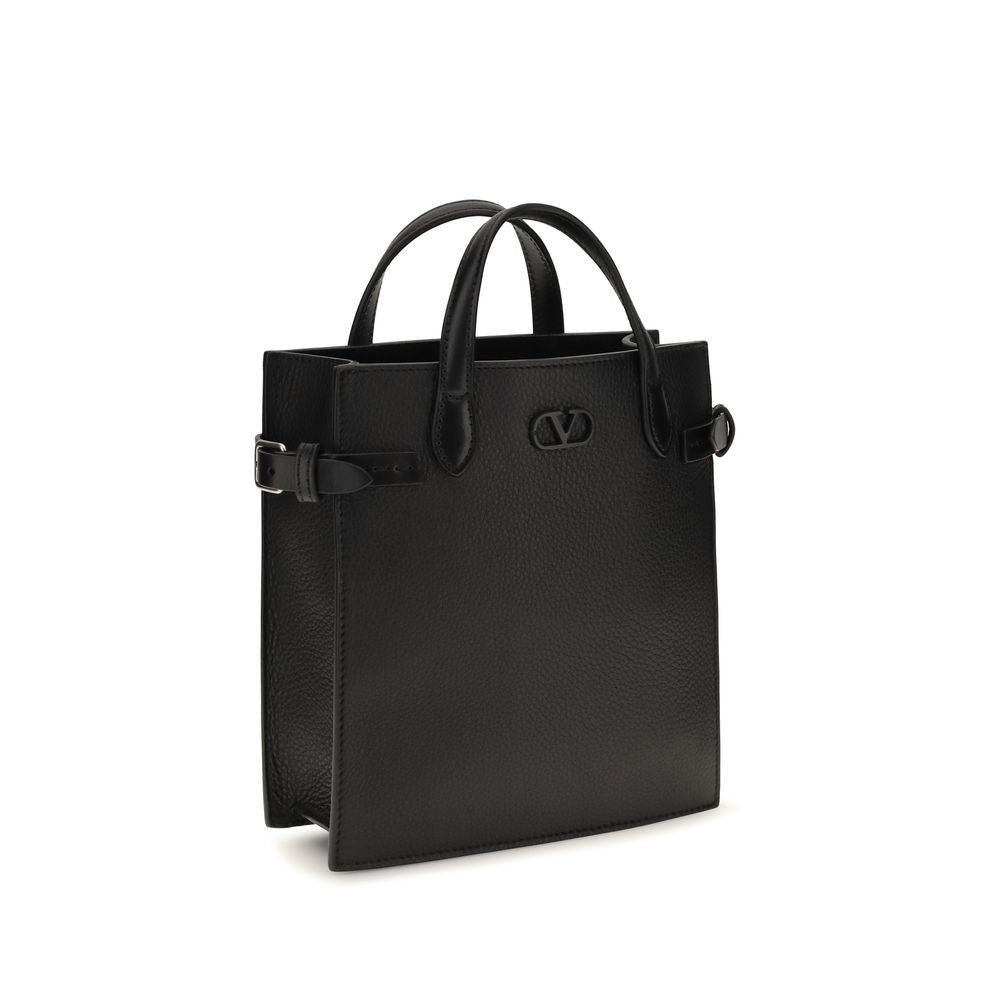 Valentino Garavani Antibes Small Shopping Bag Black