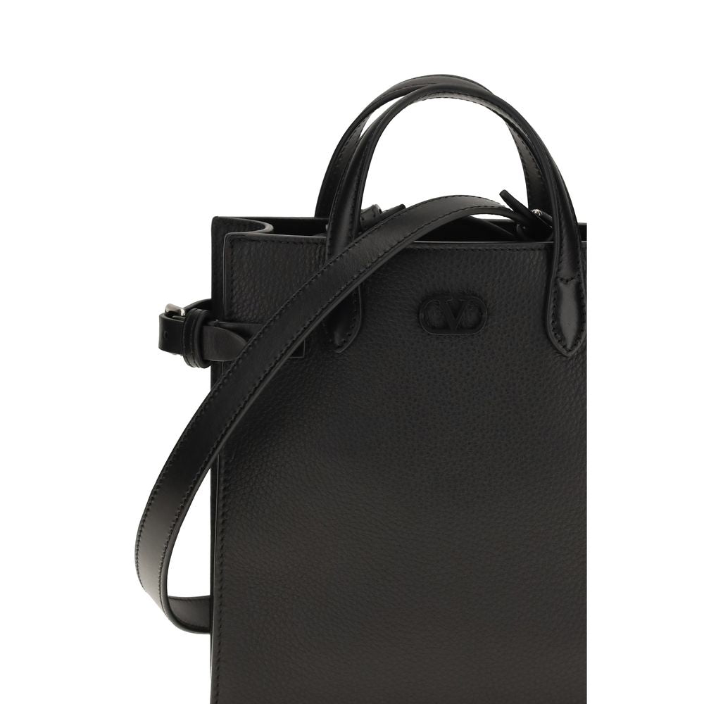 Valentino Garavani Antibes Small Shopping Bag Black