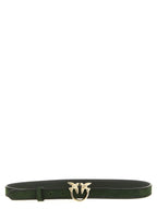 Pinko Love Berry Suede Belt Green