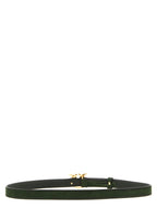 Pinko Love Berry Suede Belt Green