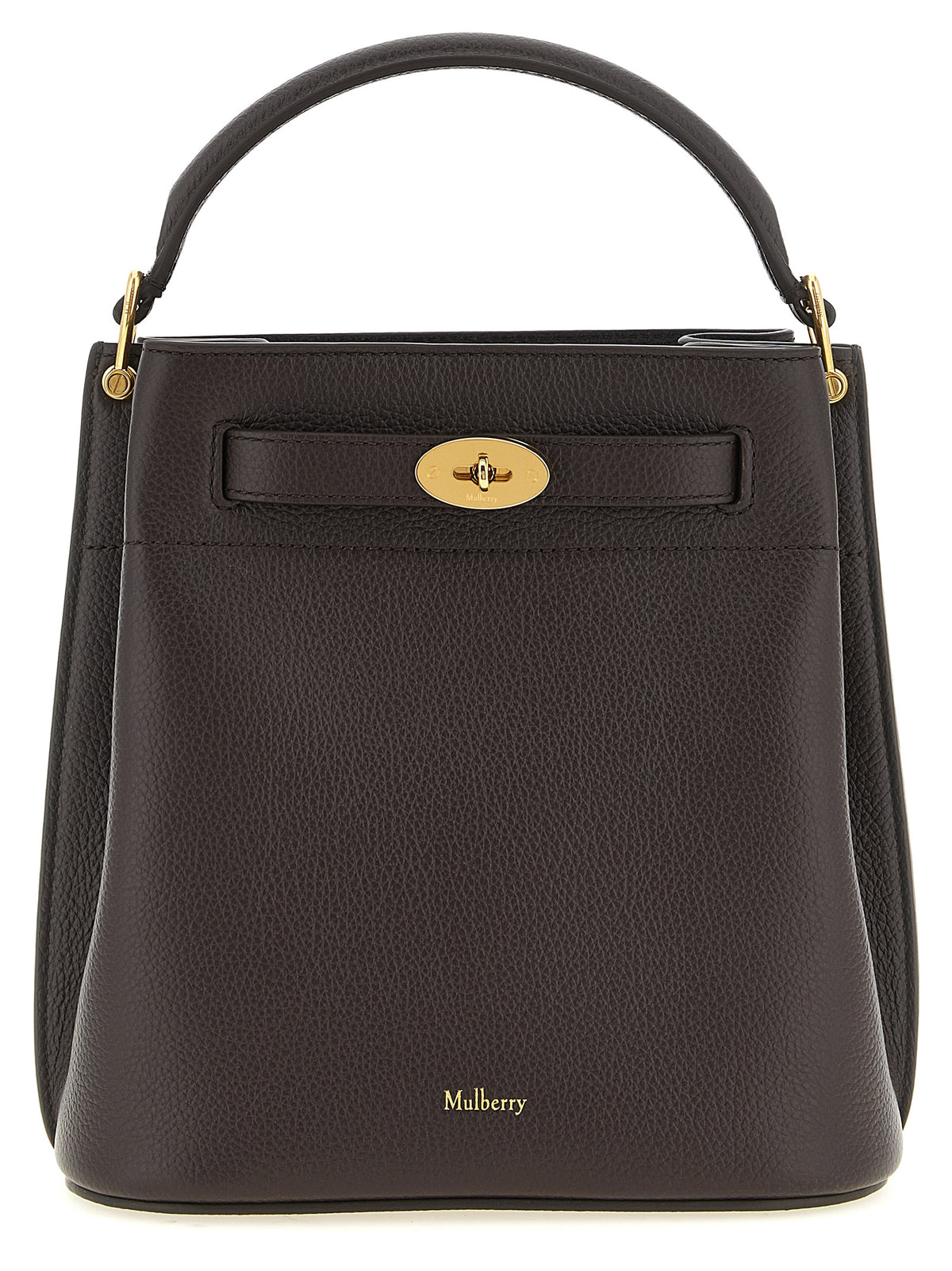 Mulberry Islington Ebony Leather Bucket Bag