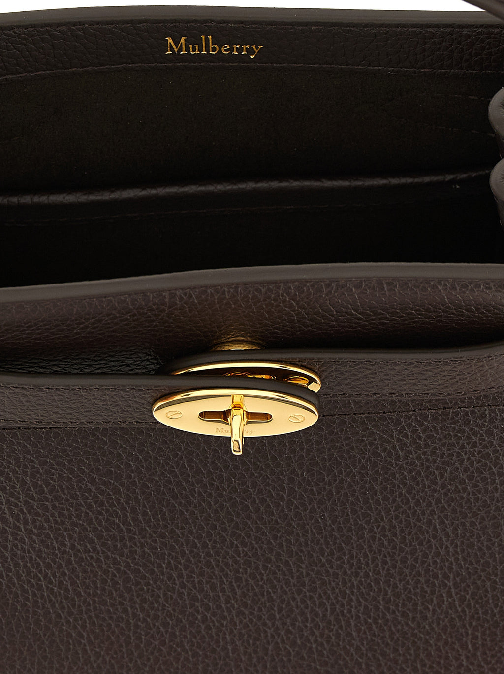 Mulberry Islington Ebony Leather Bucket Bag