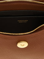 Ferragamo Gabry New Cognac Leather Shoulder Bag