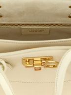 Ferragamo Studio Soft East-West Medium Brown Leather & Suede Shoulder Bag