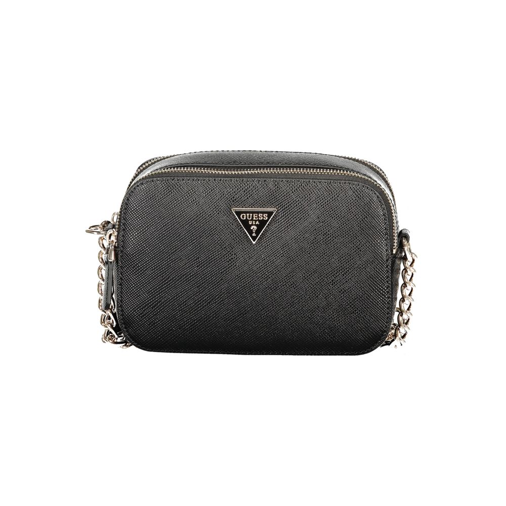 Guess Noelle Saffiano Mini Crossbody Bag Black