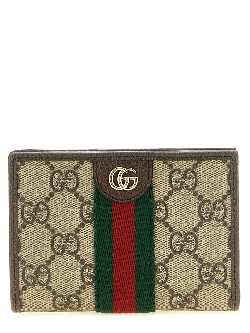Gucci Ophidia Small GG Supreme Wallet Beige & Brown