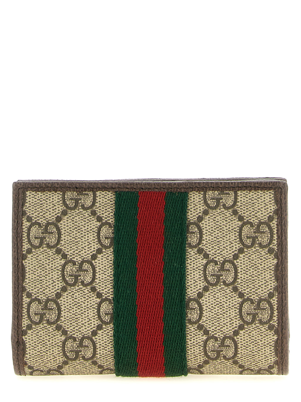 Gucci Ophidia Small GG Supreme Wallet Beige & Brown