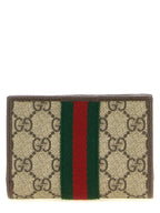 Gucci Ophidia Small GG Supreme Wallet Beige & Brown